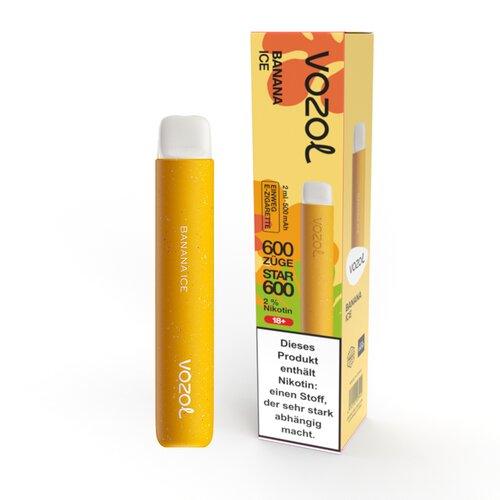 Vozol Star 600 - Banana Ice - 20mg/ml - SY-VAPE