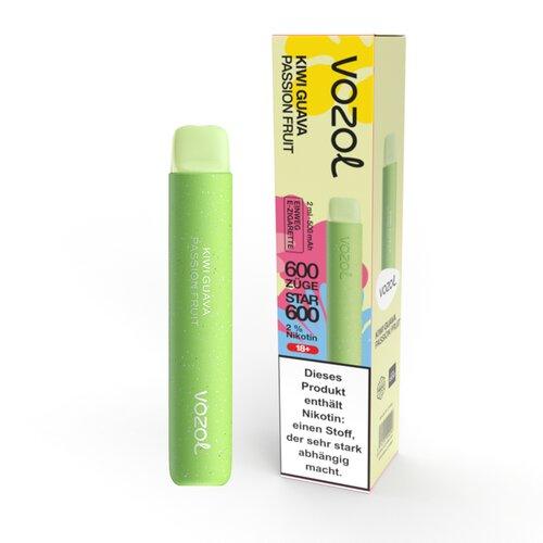 Vozol Star 600 - Kiwi Guava Passion Fruit - 20mg/ml - SY-VAPE