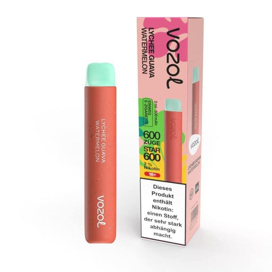 Vozol Star 600 - Lychee Guava Watermelon - 20mg/ml - SY-VAPE