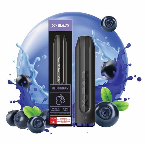 X-BAR - Blueberry - 0mg/ml (Nikotinfrei) - SY-VAPE